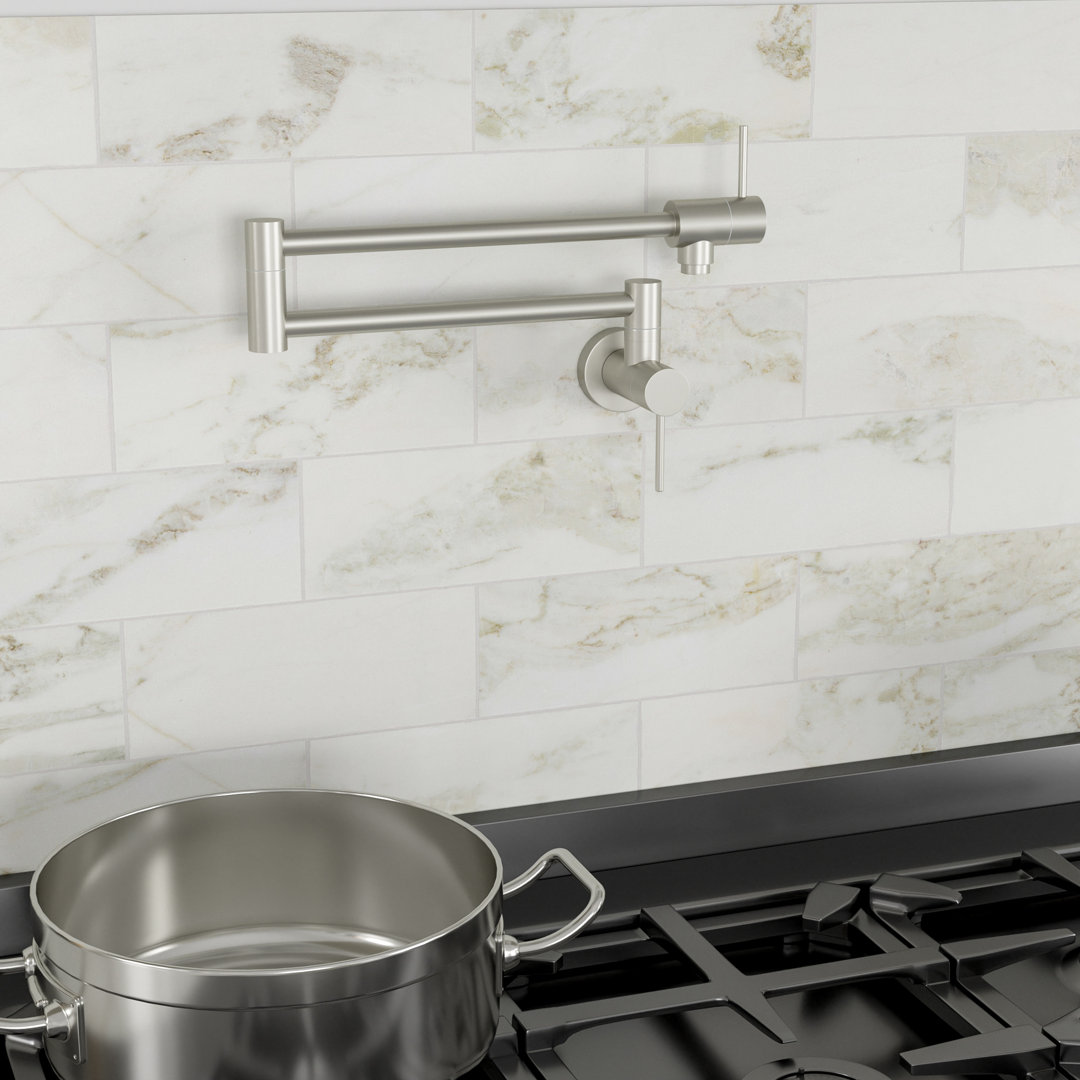 Kichae Folding Kitchen Faucet Wall Mount Pot Filler